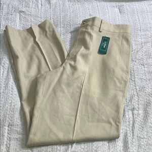 L.L. Bean Men's Khaki 100% wool Chinos 34W